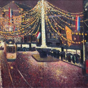 Ferry Slebe (1907-1994) - Koninginnedag, Den Haag
