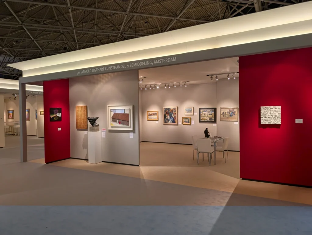 Stand 70 van Arnold Ligthart Kunsthandel & Bemiddeling op kunstbeurs PAN Amsterdam