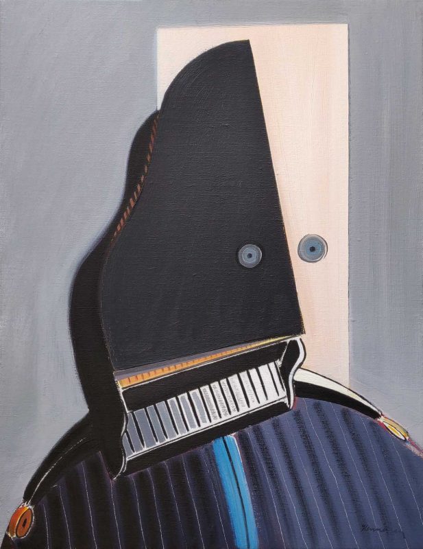 Jeroen Henneman (1942) - Piano portret - 1986