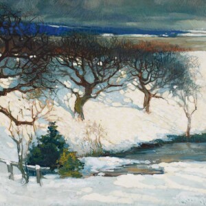 Hogerwaard, Frans (1882-1921) – Sneeuwgezicht Rhenen