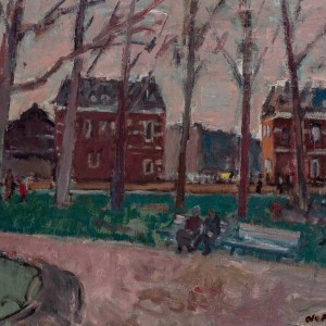 Otto B. de Kat (1907-1995) - Gezicht op het Westerpark, Amsterdam