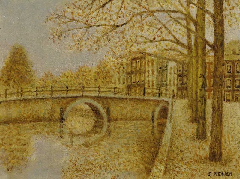 Sal Meijer (1877-1965) - Prinsengracht nabij Reguliersgracht, Amsterdam