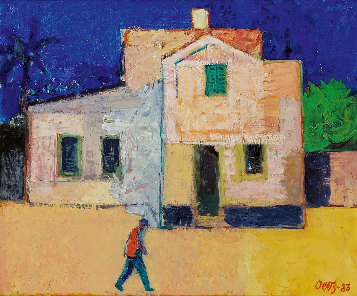 Wim Oepts (1904-1988) – Huis in Zuid-Frankrijk – 1983