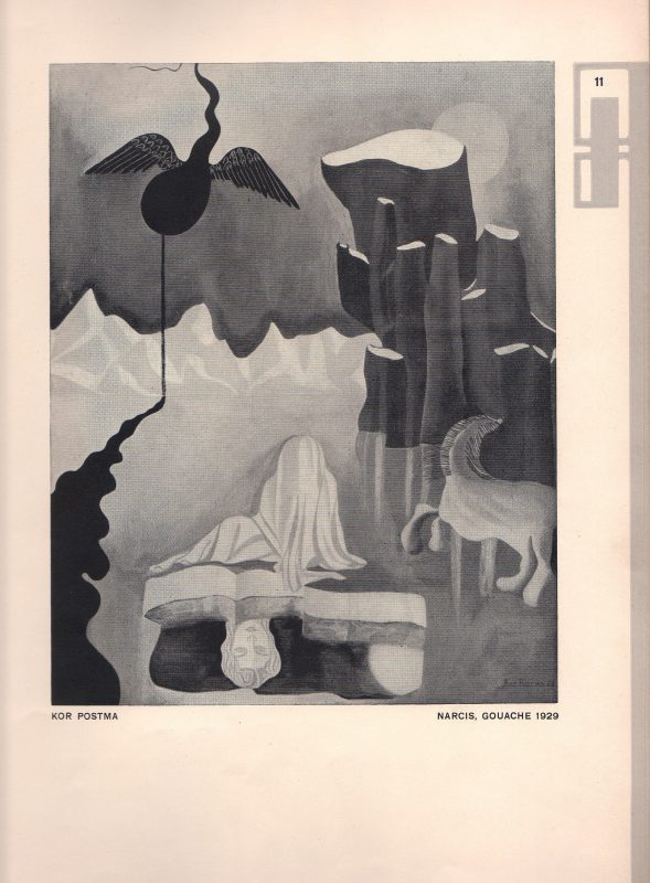 Afbeelding in Wendingen nummer 6 (1931), 1931, geheel gewijd aan het werk van Pyke Koch, A.C. Willink en Kor Postma