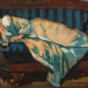 Sierk Schröder (1903-2002) - Vrouw op sofa