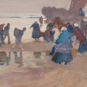 Willy Sluiter – Figuren op het strand, Katwijk aan Zee – ca. 1905