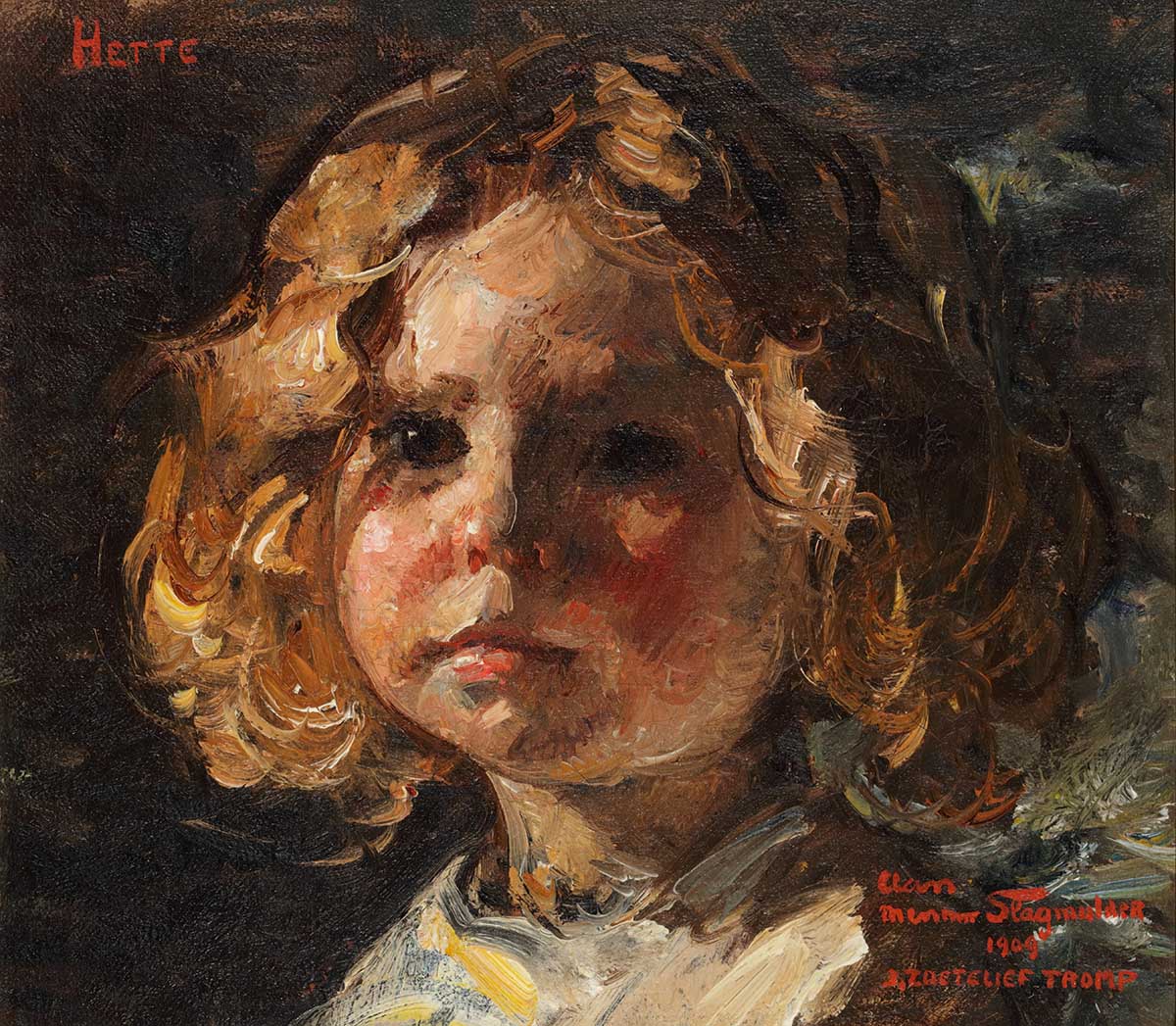 Zoetelief Tromp, Jan (1872-1947) – Portret van Hette